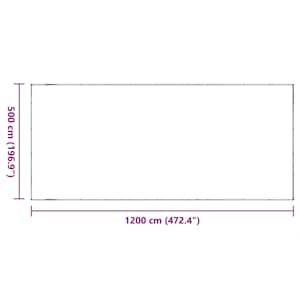 Čirá plachta s oky 5x12 m PVC - obrázek 10