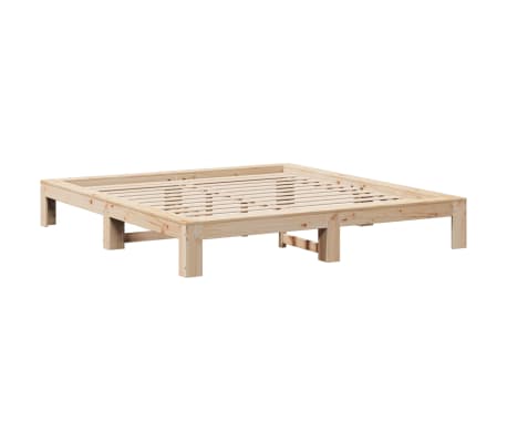 vidaXL Cadre de lit sans matelas 180x200 cm bois massif de pin