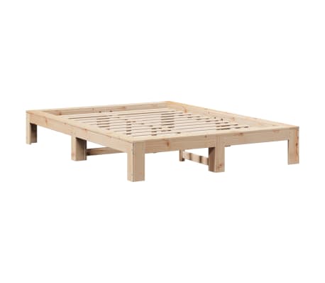 vidaXL Bed Frame without Mattress 160x200 cm Solid Wood Pine