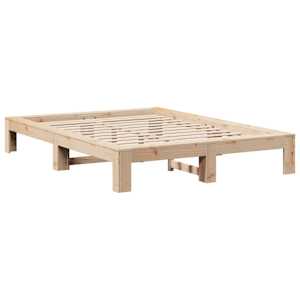 vidaXL Bed Frame without Mattress 160x200 cm Solid Wood Pine
