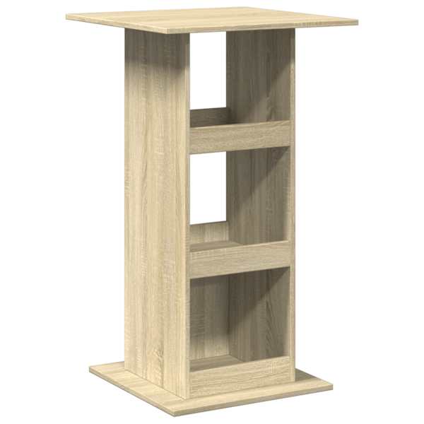vidaXL baarilaud hoiuriiuliga, Sonoma tamm, 60x60x102 cm, tehispuit