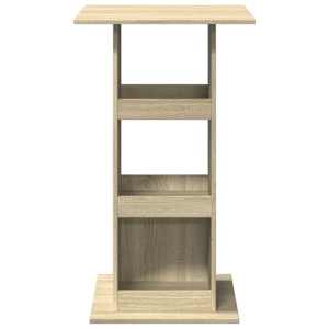 Barový stůl s úložným prostorem dub sonoma 60 x 60 x 102 cm - obrázek 4