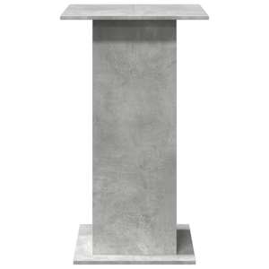 Barový stůl s úložným prostorem betonově šedý 60 x 60 x 102 cm - obrázek 5