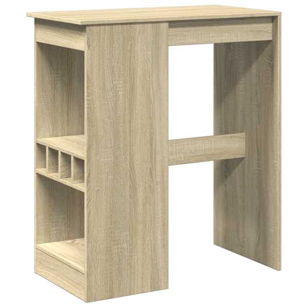 vidaXL baarilaud riiulitega, Sonoma tamm, 90x47,5x103,5 cm, tehispuit