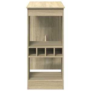 Barový stůl s regály dub sonoma 90 x 47,5 x 103,5 cm kompozit - obrázek 5