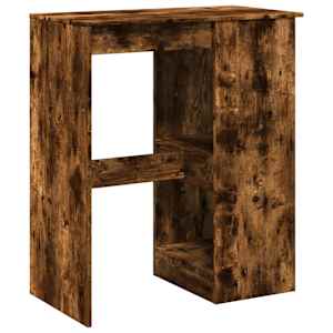 Barový stůl s regály kouřový dub 90 x 47,5 x 103,5 cm kompozit - obrázek 6