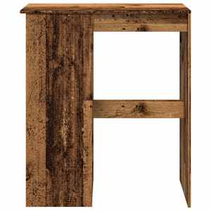Barový stůl s regály old wood 90x47,5x103,5 cm kompozitní dřevo - obrázek 4
