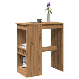 vidaXL baarilaud riiulitega, k&auml;sit&ouml;&ouml;tamm, 90x47,5x103,5 cm, tehispuit