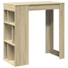 vidaXL baarilaud riiulitega, Sonoma tamm, 102x50x103,5 cm tehispuit