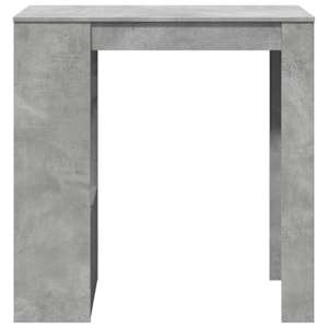 Barový stůl s regály betonově šedý 102 x 50 x 103,5 cm kompozit - obrázek 4