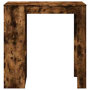 Barový stůl s regály kouřový dub 102 x 50 x 103,5 cm kompozit - obrázek 4