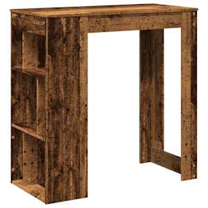 vidaXL baarilaud riiulitega, vana puit, 102x50x103,5 cm tehispuit