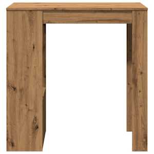 Barový stůl s regály dub artisan 102 x 50 x 103,5 cm kompozit - obrázek 4