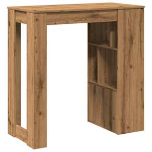 Barový stůl s regály dub artisan 102 x 50 x 103,5 cm kompozit - obrázek 6