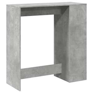 Barový stůl s regály betonově šedý 101 x 40 x 103,5 cm kompozit - obrázek 7