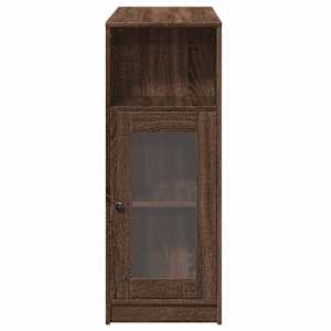 Barový stůl s regály hnědý dub 101 x 40 x 103,5 cm kompozit - obrázek 6