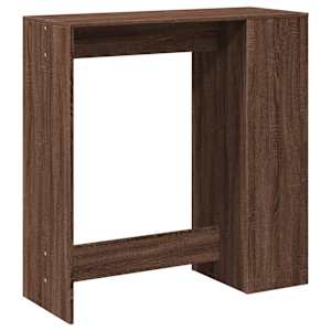 Barový stůl s regály hnědý dub 101 x 40 x 103,5 cm kompozit - obrázek 7