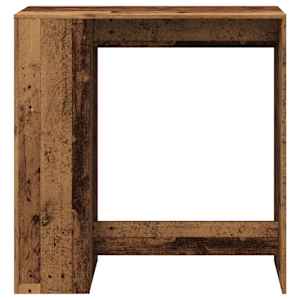 Barový stůl s regály old wood 101x40x103,5 cm kompozitní dřevo - obrázek 4