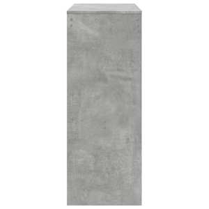 Barový stůl s regály betonově šedý 90 x 40 x 103,5 cm kompozit - obrázek 5
