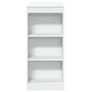 Barový stůl s regály bílý 95 x 47 x 103,5 cm kompozitní dřevo - obrázek 5