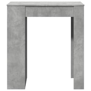 Barový stůl s regály betonově šedý 95 x 47 x 103,5 cm kompozit - obrázek 4