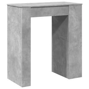 Barový stůl s regály betonově šedý 95 x 47 x 103,5 cm kompozit - obrázek 6