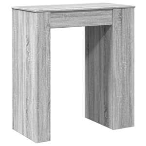 Barový stůl s regály šedý sonoma 95 x 47 x 103,5 cm kompozit - obrázek 6