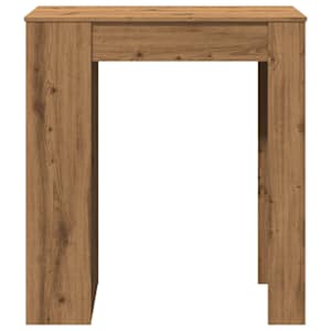 Barový stůl s regály dub artisan 95 x 47 x 103,5 cm kompozit - obrázek 4