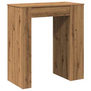 Barový stůl s regály dub artisan 95 x 47 x 103,5 cm kompozit - obrázek 6