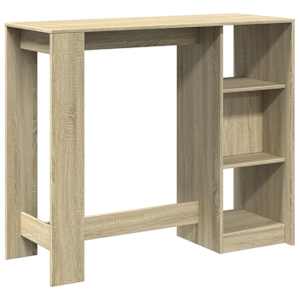 Barový stůl s policí dub sonoma 124 x 46 x 103,5 cm kompozit - obrázek 6