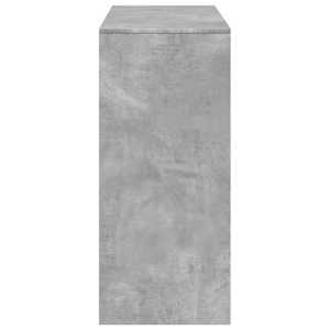 Barový stůl s policí betonově šedý 124 x 46 x 103,5 cm kompozit - obrázek 5