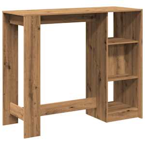 Barový stůl s policí dub artisan 124 x 46 x 103,5 cm kompozit - obrázek 6