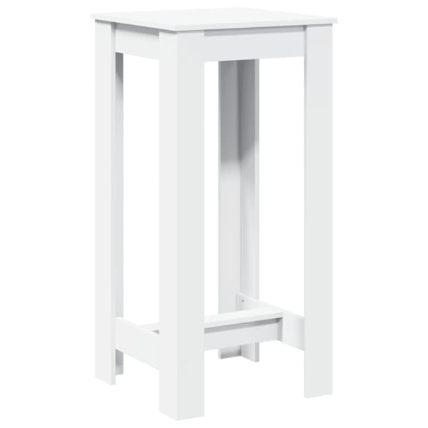 vidaXL baarilaud, valge, 51 x 50 x 103,5 cm, tehispuit