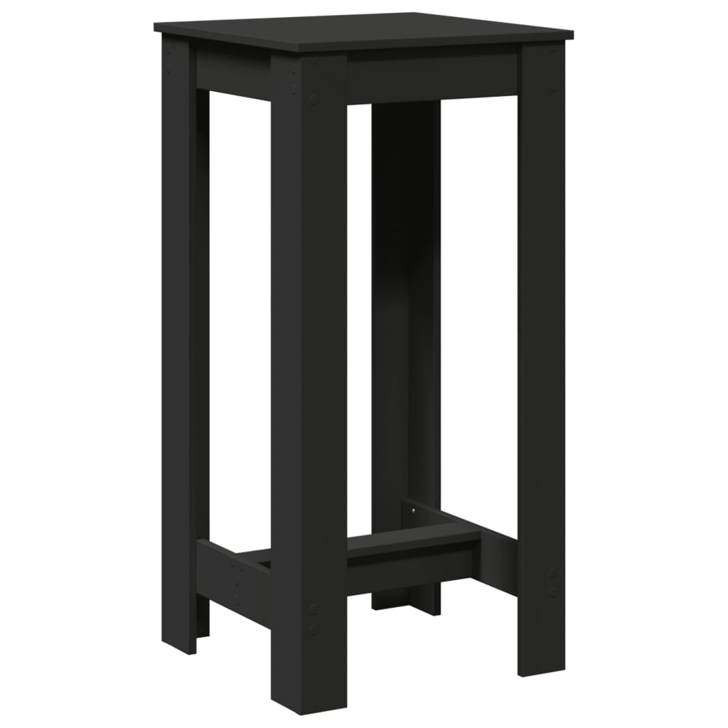 Thumbnail - vidaXL Bartisch Schwarz 51x50x103,5 cm Holzwerkstoff