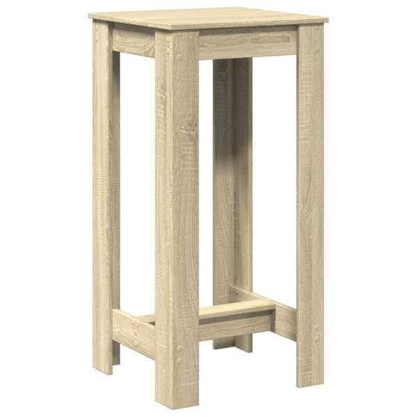 vidaXL baarilaud, Sonoma tamm, 51 x 50 x 103,5 cm, tehispuit