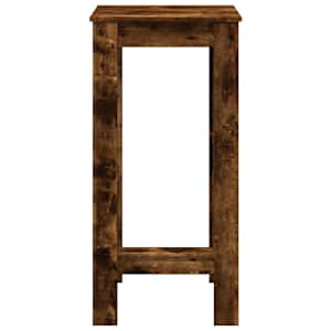 Barový stůl kouřový dub 51 x 50 x 103,5 cm kompozitní dřevo - obrázek 4