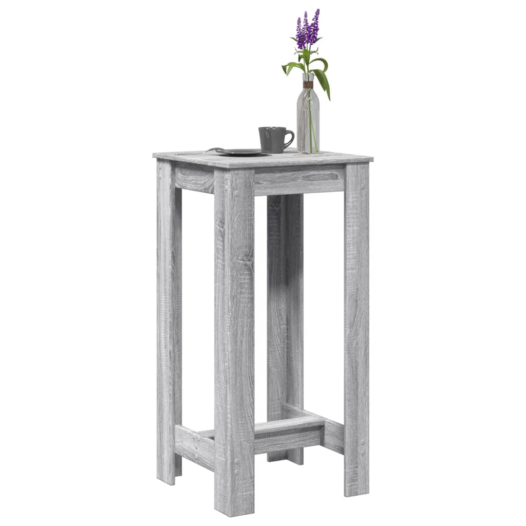 Bartisch Grau Sonoma 51x50x103,5 cm Holzwerkstoff