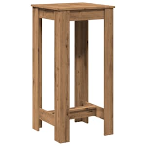 Barový stůl dub artisan 51 x 50 x 103,5 cm kompozitní dřevo - obrázek 2