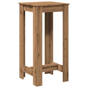 Barový stůl dub artisan 51 x 50 x 103,5 cm kompozitní dřevo - obrázek 5