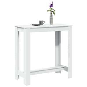 Barový stůl bílý 102 x 50 x 103,5 cm kompozitní dřevo - obrázek 1