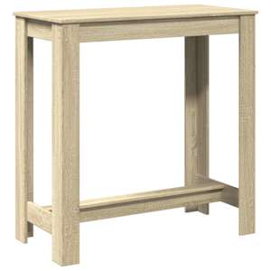 Barový stůl dub sonoma 102 x 50 x 103,5 cm kompozitní dřevo - obrázek 2
