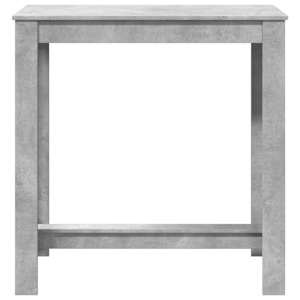 Barový stůl betonově šedý 102 x 50 x 103,5 cm kompozitní dřevo - obrázek 4