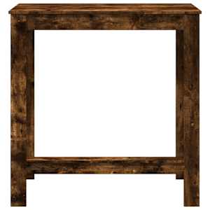 Barový stůl kouřový dub 102 x 50 x 103,5 cm kompozitní dřevo - obrázek 4