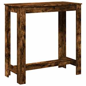 Barový stůl kouřový dub 102 x 50 x 103,5 cm kompozitní dřevo - obrázek 6