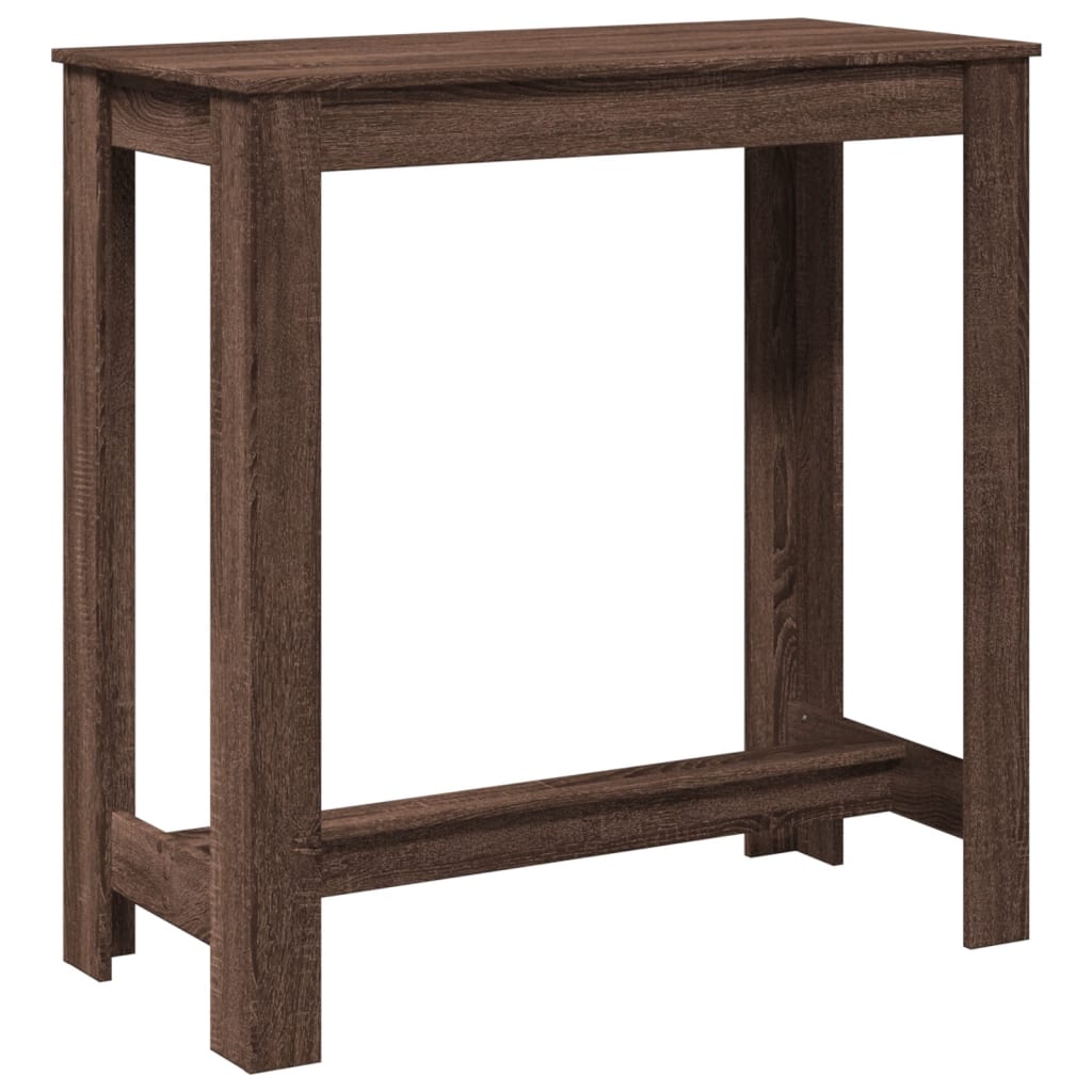 vidaXL Barový stůl hnědý dub 102 x 50 x 103,5 cm kompozitní dřevo