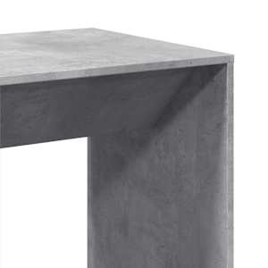 Barový stůl betonově šedý 51 x 50 x 103,5 cm kompozitní dřevo - obrázek 7