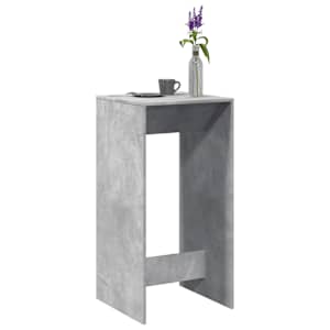 Barový stůl betonově šedý 51 x 50 x 103,5 cm kompozitní dřevo - obrázek 1