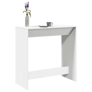 Barový stůl bílý 102 x 50 x 103,5 cm kompozitní dřevo - obrázek 1