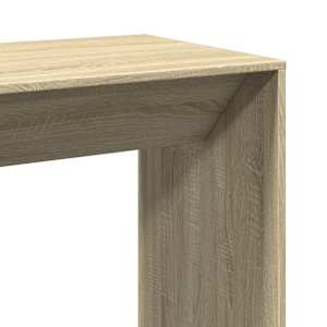 Barový stůl dub sonoma 102 x 50 x 103,5 cm kompozitní dřevo - obrázek 7