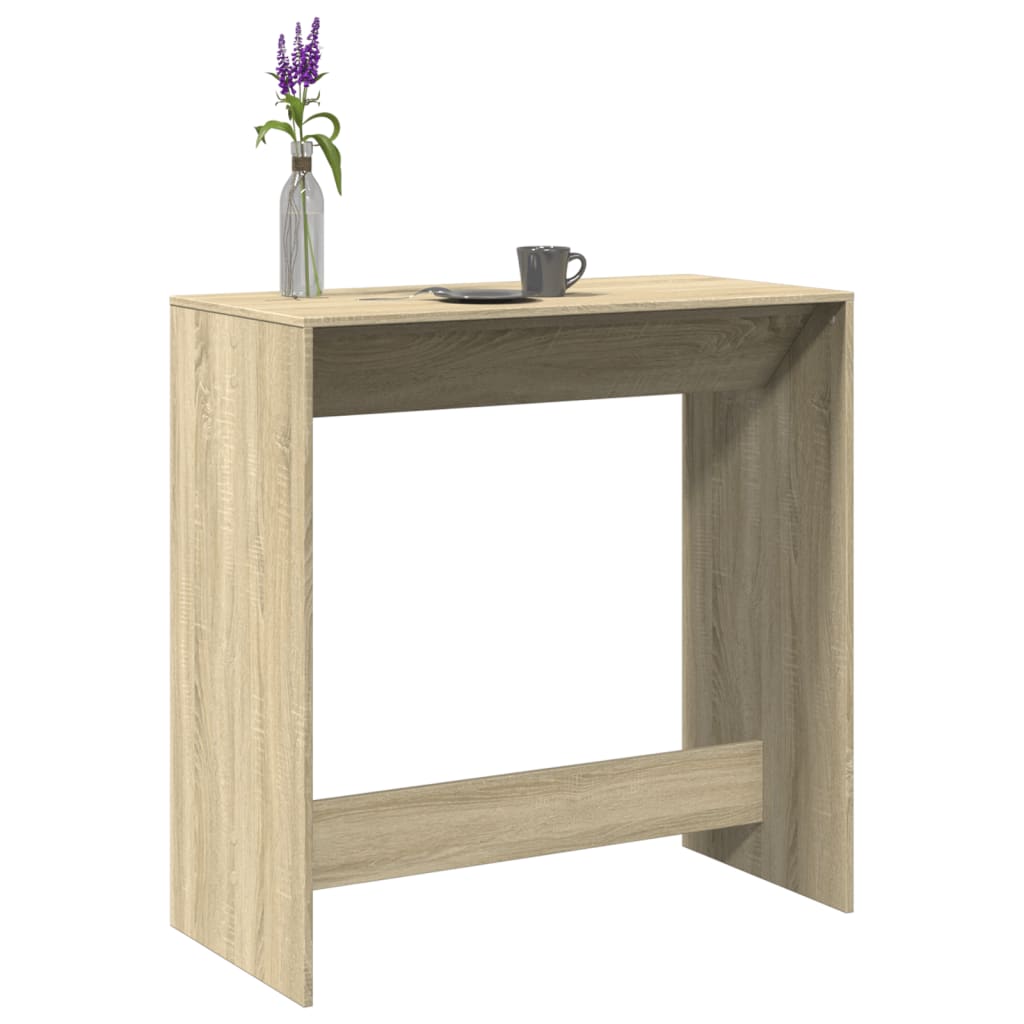 vidaXL Bartisch Sonoma-Eiche 102x50x103,5 cm Holzwerkstoff